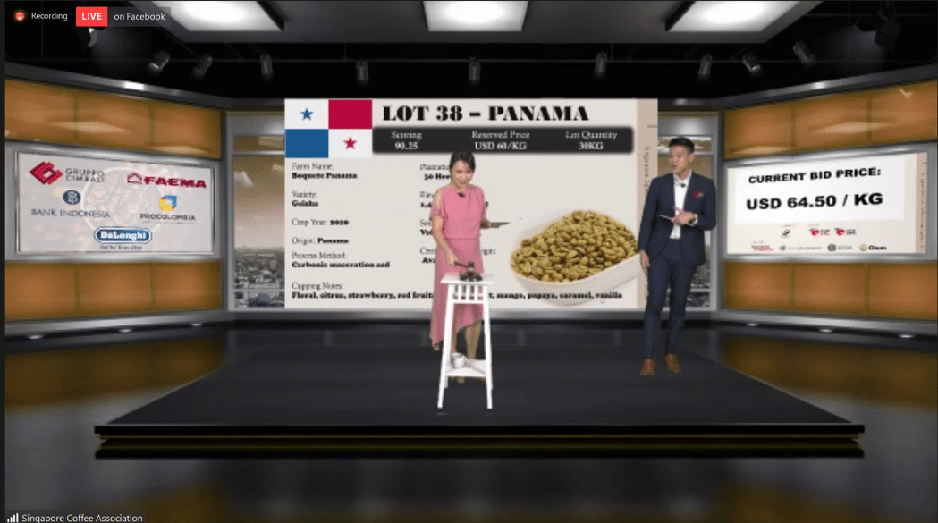 Panama takes top bid at Singapore Specialty Coffee Online Auction