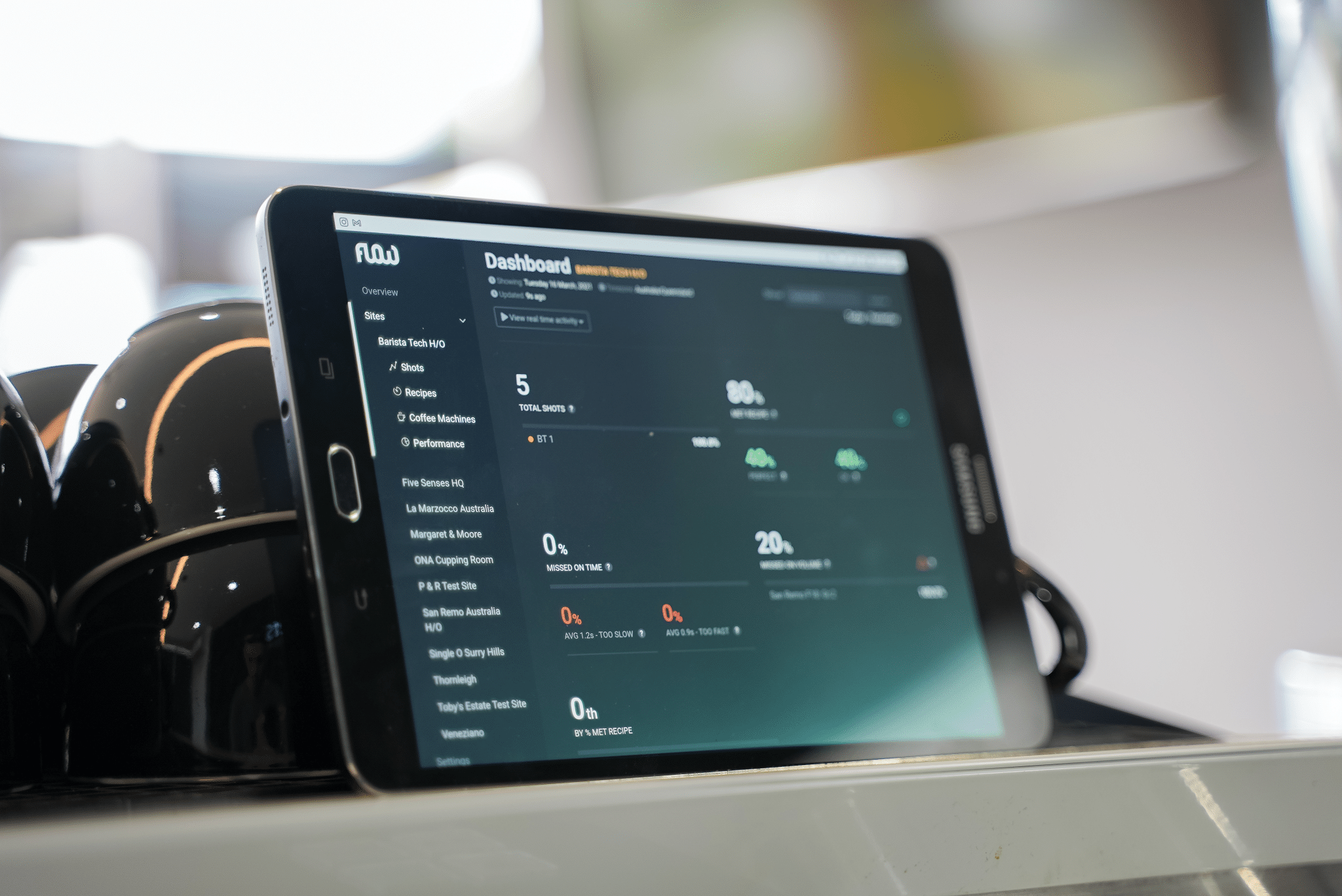 How the Flow telemetry system delivers fastpaced feedback on coffee