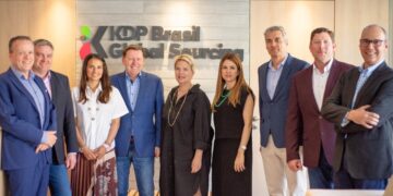 Keurig Dr Pepper celebrated the opening of a new office in Brazil focused on buying, logistics, risk management and quality within its coffee supply chain. Image: KDP
