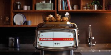 Cimbali group brand Faema launches new E61 CULT coffee machine.