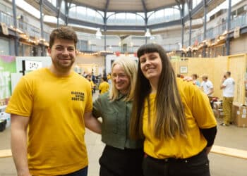 Event organisers Marcus Wilson, Lisa Lawson and Gill Mcintyre.