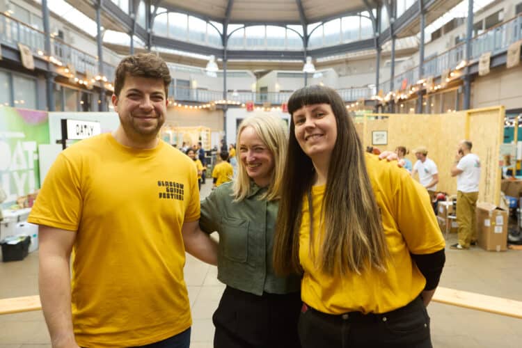 Event organisers Marcus Wilson, Lisa Lawson and Gill Mcintyre.