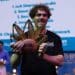 Jack Simpson celebrates winning the World Barista Championship.