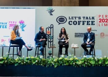 The event included panel discussions, with an “emphasis on transparency and honest conversation”. Image: Sustainable Harvest.