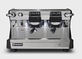 The Rancilio Classe 5 Crono two-group.