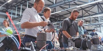  Partners were given an exclusive first look at some of Eversys’ 
soon-to-be-launched innovations. Image: Eversys