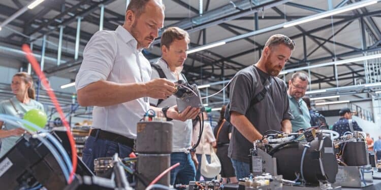  Partners were given an exclusive first look at some of Eversys’ 
soon-to-be-launched innovations. Image: Eversys