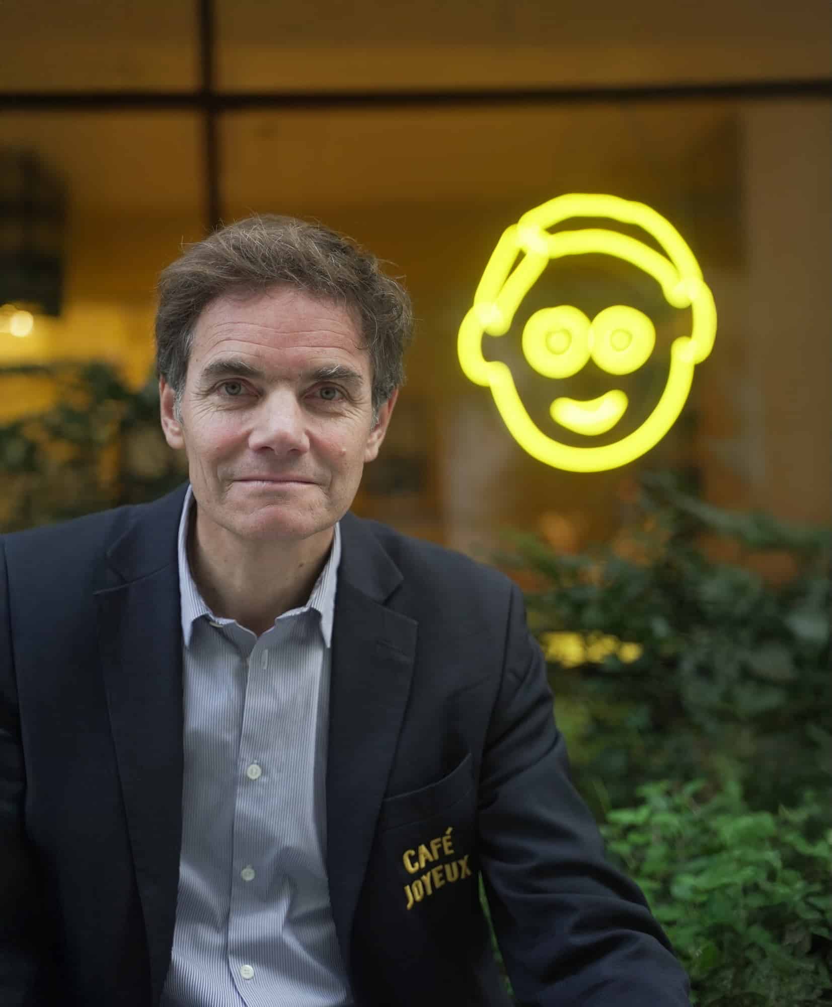 Entrepreneur Yann Bucaille-Lanzerac established Café Joyeux with his wife Lydwine in 2017.