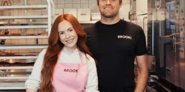 Brooki Bakehouse Founder Brooke Bellamy and her husband, Justice.