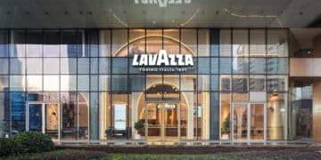 Lavazza's flagship Chinese store in Shanghai.
