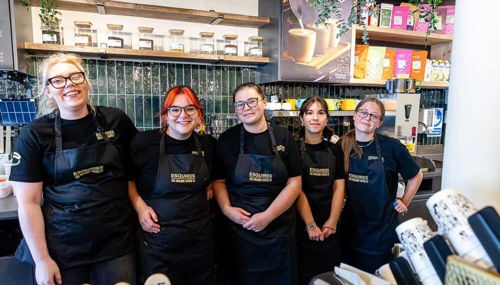 Cooks Coffee Company operates the Esquires brand of coffee shops.