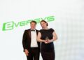 UK Sales Director Camilla Morgan (right) accepted the award on behalf of the Eversys team. Image: Eversys.