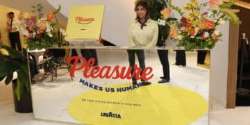 Lavazza unveiled the new calendar at Art Basel Miami Beach.