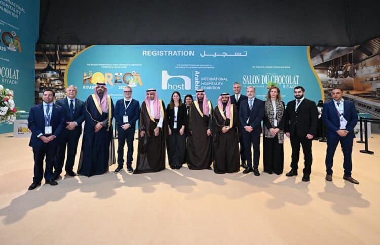 Officials celebrate the launch of Host Arabia.