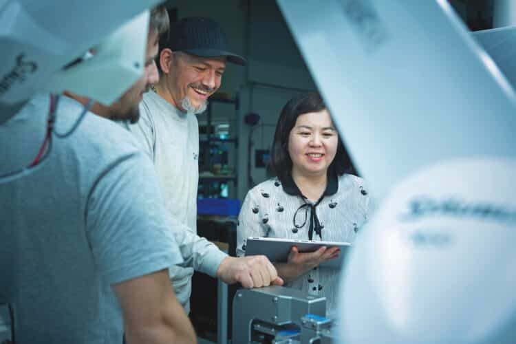 The digital ecosystem treats production data as a strategic asset and links factory-floor events with business systems in real time. Image: Rychiger