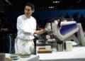 China's Simon SunLei competing at the 2025 World Barista Championship.