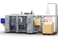  Cama Group’s monobloc FW machine, with robotic automatic carton-loading solution. Image: Cama Group.