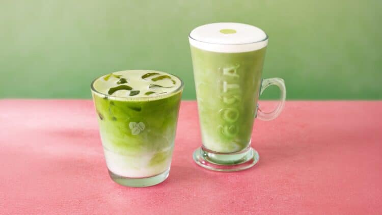 Costa Coffee has unveiled a new matcha range for its UK locations.