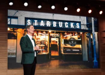 Starbucks CEO Brian Niccol at the 2026 investor day.